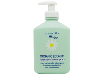 Camomilla Blu Organic Eco Bio Intimate Wash, Υγρό Καθαρισμού Eυαίσθητης Περιοχής pH5.5, 300ml