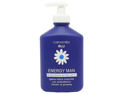 Camomilla Blu Energy Man Intimate Wash, Υγρό Καθαρισμού για την Eυαίσθητη Περιοχή του Άνδρα pH5.5, 300ml