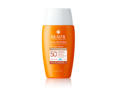 Rilastil Sun System Water Touch Colored Moisturizing Fluid, Αντηλιακό Προσώπου με Χρώμα SPF50+, 50ml