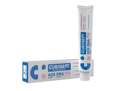 Curasept Toothpaste ADS DNA 712 Chlorhexidine 0.12, Οδοντόπαστα κατά της Φλεγμονής των Ούλων, 75ml