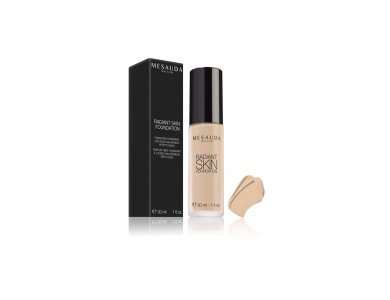 Mesauda Radiant Skin Fluid Foundation με Υαλουρονικό Οξύ, Porcelain 301, 30ml