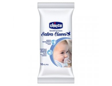 Chicco Wipes Μαντηλάκια Αποστείρωσης μιας Χρήσης, 16 τμχ