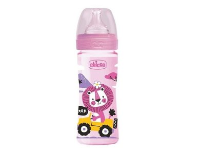Chicco Well Being Πλαστικό Μπιμπερό κατά των Κολικών 2m+, 250ml, 1 τμχ