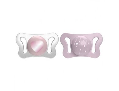 Chicco PhysioForma Micro Πιπίλες Σιλικόνης, Ρόζ, 0-2m, 2τμχ