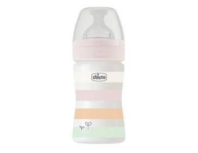 Chicco Well Being Πλαστικό Μπιμπερό κατά των Κολικών 0m+, 150ml