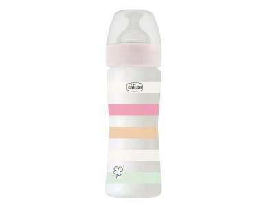 Chicco Well Being Πλαστικό Μπιμπερό κατά των Κολικών 2m+, 250ml