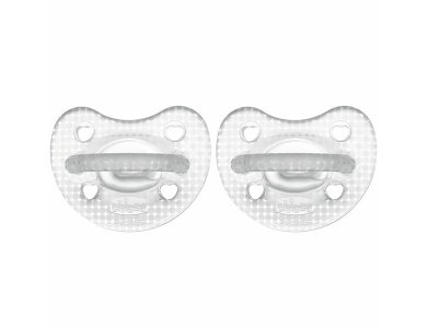 Chicco PhysioForma Soft Crystal Πιπίλα Σιλικόνης 2-6m, 2τμχ