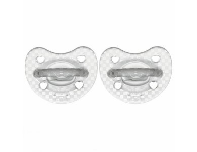 Chicco PhysioForma Soft Crystal Πιπίλα Σιλικόνης 16-36m, 2τμχ