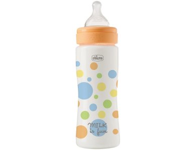 Chicco Perfect Easy, Πλαστικό Μπιμπερό κατά των Κολικών 4m+, 330ml