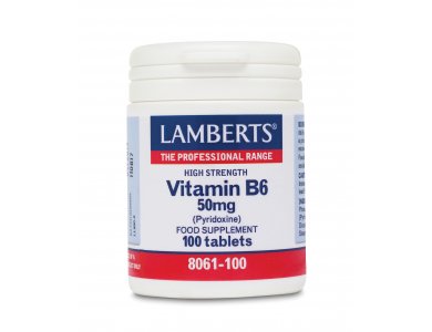 Lamberts  B-6 50mg 100tabs (Pyridoxine)