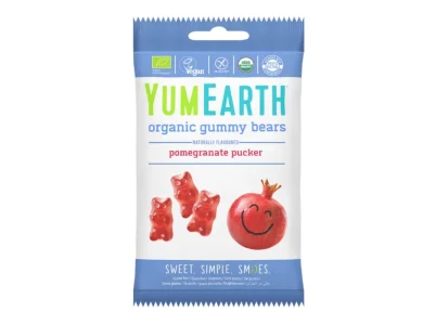Yumearth Organic Gummy Bears Βιολογικά Ζελεδάκια από Ρόδι, 50gr