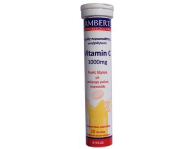 Lamberts  Vitamin C 1000mg – 20Effervescent tabs
