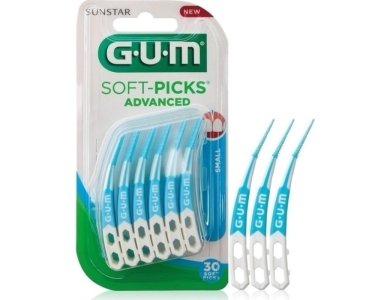 Gum 649 Soft Picks Advanced Small, Μεσοδόντια Βουρτσάκια Μέγεθος Μικρό, 30τμχ