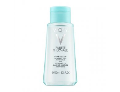 Vichy Purete Thermale Soothing Eye Make-Up Remover Ντεμακιγιάζ Mατιών για Eυαίσθητα Mάτια, 100ml