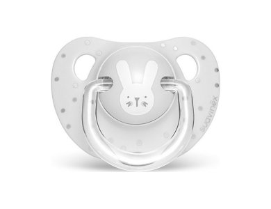 Suavinex Ανατομική Πιπίλα Σιλικόνης, Hygge Rabbit Grey 0-6m
