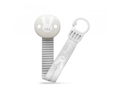 Suavinex Κλιπ πιπίλας κορδέλα, Hygge Grey