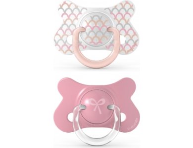 Suavinex Fusion Physio Pink Memories, Πιπίλα Σιλικόνης 4-18m, 2τμχ