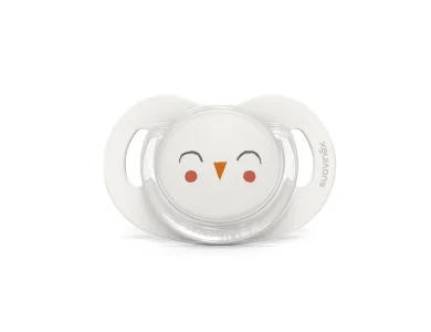 Suavinex Premium Bonhomia Πιπίλα Σιλικόνης για 6-18m Λευκή, 1τμχ