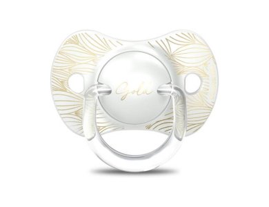 Suavinex Premium HC Physio Πιπίλα Σιλικόνης 0-6m, Gold Grey