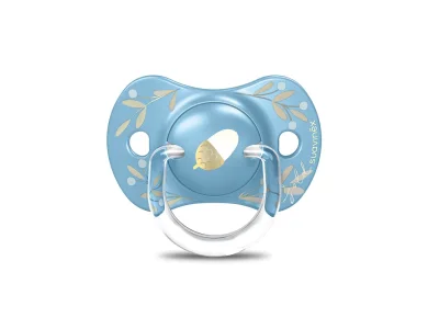 Suavinex Premium HC Physio Πιπίλα Σιλικόνης 18m+, Gold Blue