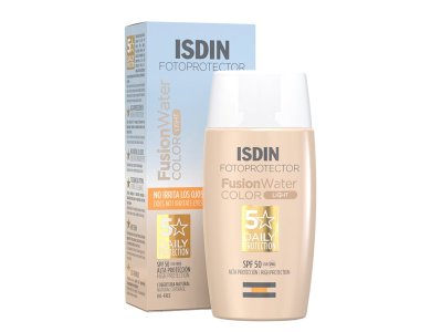 Isdin Fotoprotector Fusion Water Color Light Αντηλιακό Προσώπου με Χρώμα SPF50, 50ml