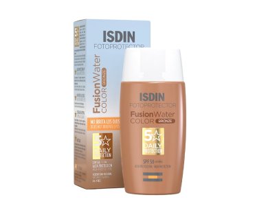 ISDIN Fotoprotector Fusion Water Color Bronze Αντηλιακό Προσώπου με Χρώμα SPF50, 50ml