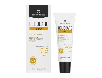 Heliocare 360 Gel Oil-Free SPF50, Αντηλιακό Gel Προσώπου Πολύ Υψηλής Προστασίας, 50ml