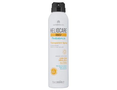Heliocare 360 Pediatrics Transparent, Παιδικό Αντιηλιακό Σπρέι SPF50+, 200ml
