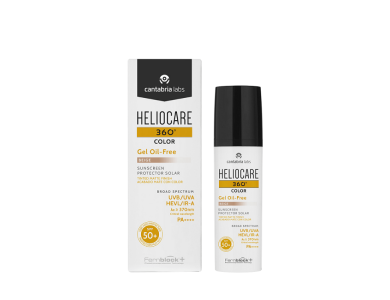 Heliocare 360 Color Gel Oil-Free SPF50+ Beige, Αντηλιακό Προσώπου με Χρώμα, 50ml