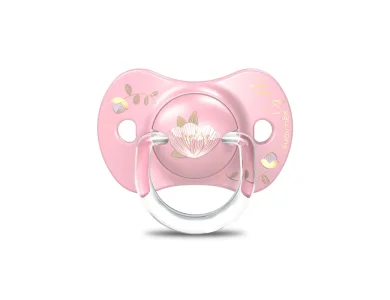 Suavinex Πιπίλα Σιλικόνης Premium Gold Edition Ροζ 6-18m
