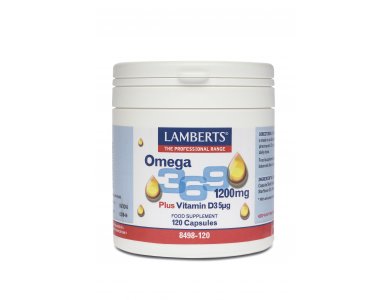 Lamberts Omega  3-6-9 1200mg 120caps