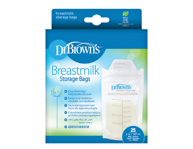 Dr. Brown's Σακουλάκια φύλαξης Μητρικού γάλακτος, 25τμχ, S4005