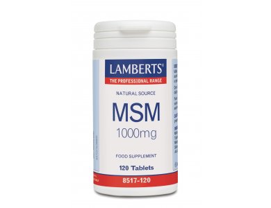 Lamberts MSM 1000mg 120tabs