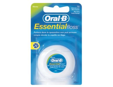 Oral-B Essential Ακέρωτο Οδοντικό Νήμα Μέντα, 50m