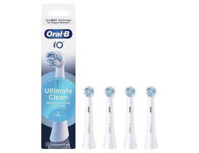 Oral-B iO Ultimate Clean Κεφαλές Βουρτσίσματος, 4τεμ