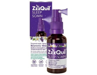 ZzzQuil Sleep, Στοματικό Σπρέι για τον Ύπνο με Μελατονίνη, 30ml