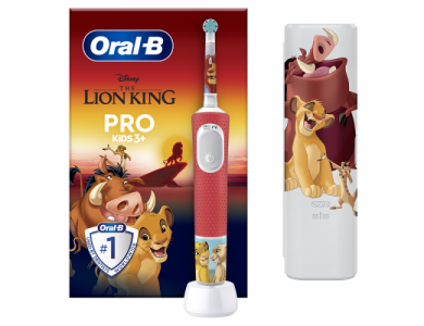 Oral-B Pro Kids Electric Toothbrush Παιδική Ηλεκτρικη Οδοντόβουρτσα The Lion King 3y+, 1τμχ