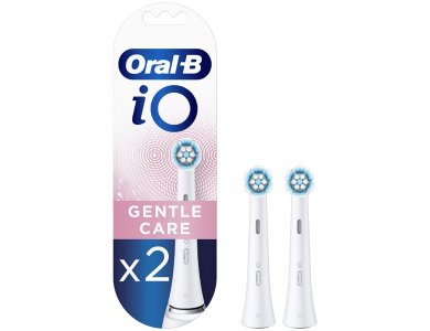 Oral-B iO Gentle Care, Ανταλλακτικές Κεφαλές Ηλεκτρικής Οδοντόβουρτσας, 2τεμ