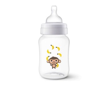 Philips Avent Anti-colic SCF821/11, Μπιμπερό Μαϊμού, 260ml