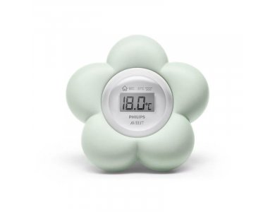 Philips Avent "Mint" (SCH480/20), Ψηφιακό Θερμόμετρο Δωματίου & Μπάνιου, 1τμχ