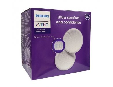 Philips Avent, Επιθέματα Στήθους, 60τεμ