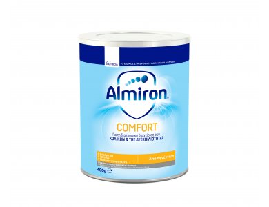 Almiron Comfort, Συνιστάται για τη Διατροφική Αντιμετώπιση της Δυσκοιλιότητας, 400gr