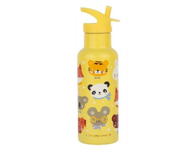 A Little Lovely Company Animal Friends, Θερμός από ανοξείδωτο ατσάλι Φίλοι των ζώων, 500ml