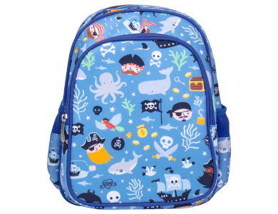A Little Lovely Company Pirates, Σχολική Τσάντα Πλάτης Νηπιαγωγείου με Ισοθερμική Θήκη, 1τεμ