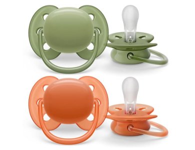 Philips Avent Ultra Soft SCF093, Ορθοδοντική Πιπίλα Σιλικόνης 18m+, 2τεμ