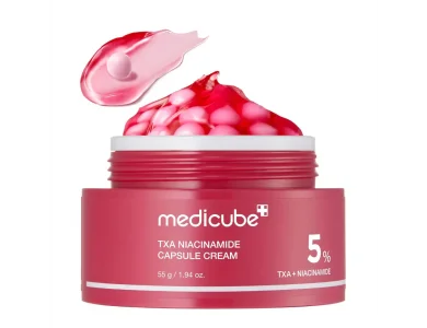Medicube TXA Niacinamide Capsule Ενυδατική & Αναπλαστική Κρέμα Προσώπου κατά των Ατελειών & της Ακμής με Υαλουρονικό Οξύ & Νιασιναμίδη 55gr