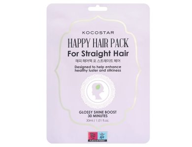 Kocostar Happy Hair Pack for Straight Hair, Μάσκα για Ίσια Μαλλιά, 1τμχ