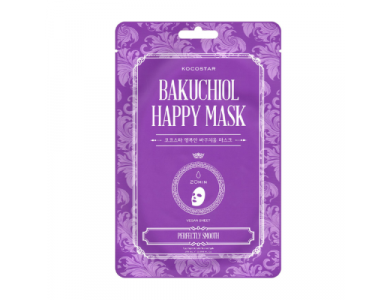Kocostar Bakuchiol Happy Mask, Μάσκα Προσώπου για Ανανεωμένη & Λεία Επιδερμίδα, 1τμχ