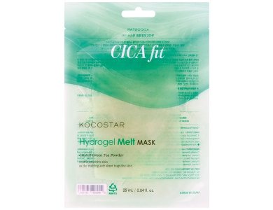 Kocostar Cica Fit Hydrogel Melt Mask Μάσκα Προσώπου με Centella Asiatica & Green Tea, 1τεμ