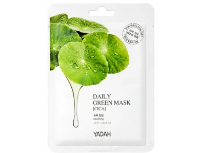 Yadah Daily Green Mask Cica, Μάσκα Προσώπου για Καταπράυνση, 1τμχ